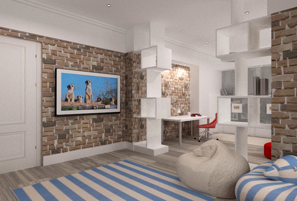 Room for five-year old boy Room for five-year old boy in 3d max vray image