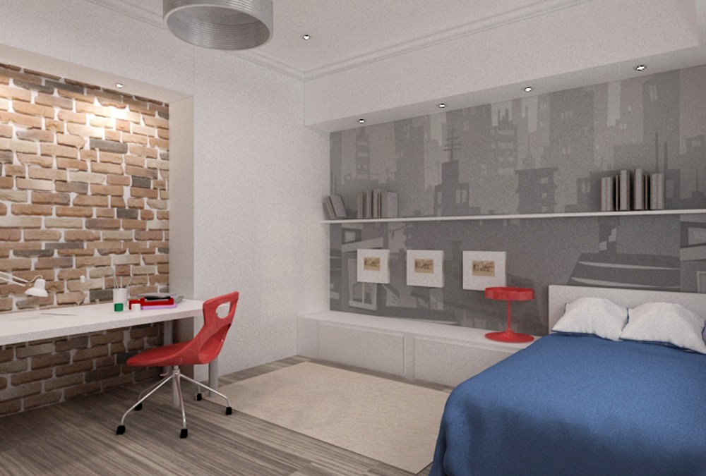 Room for five-year old boy Room for five-year old boy in 3d max vray image