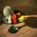 Still life with vegetables in 3d max vray image