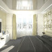 Bedroom in olive tones in 3d max vray image