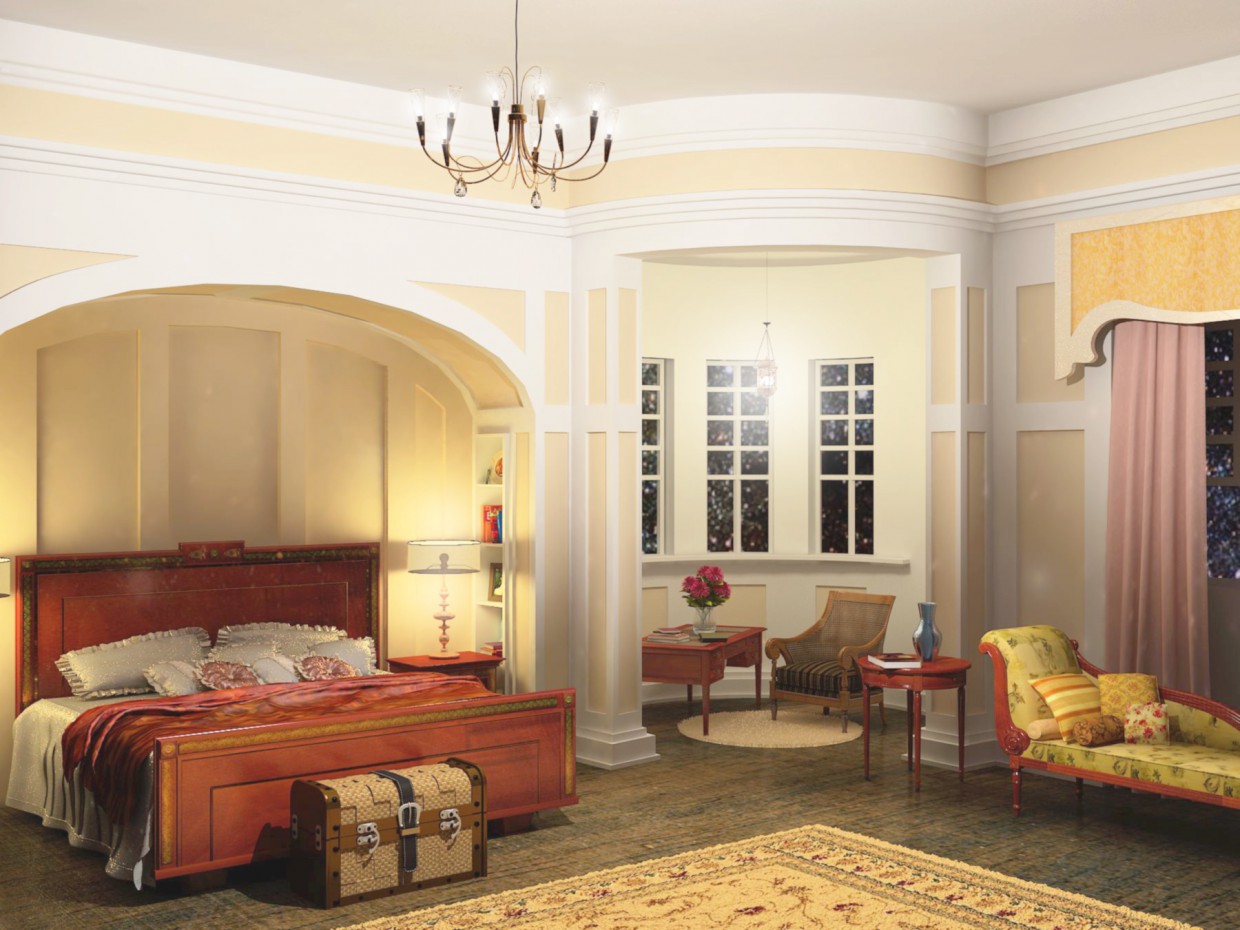 Bedroom Bedroom in 3d max vray image