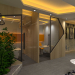 modernes Büro realistische 3D-Rendering