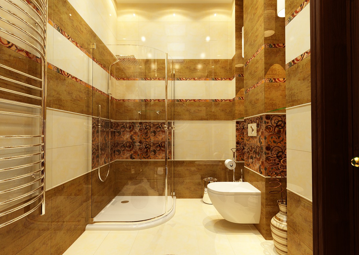 Shower in 3d max vray image