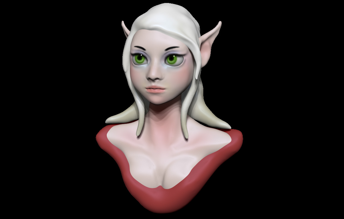 Elf woman in ZBrush Other image