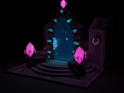 Magisches Portal (low poly)