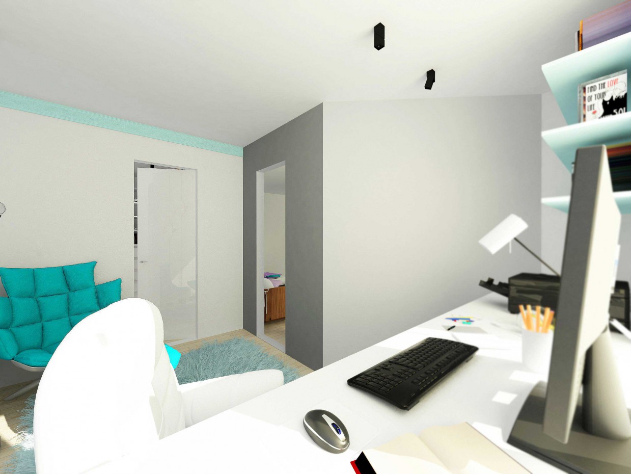Rediseño de la sala de estar en Ekaterimburgo imagen de Rediseño de la sala de estar en Ekaterimburgo en 3d max vray