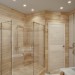 Ein Badezimmer in 3d max corona render Bild