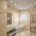 Un bagno in 3d max corona render immagine