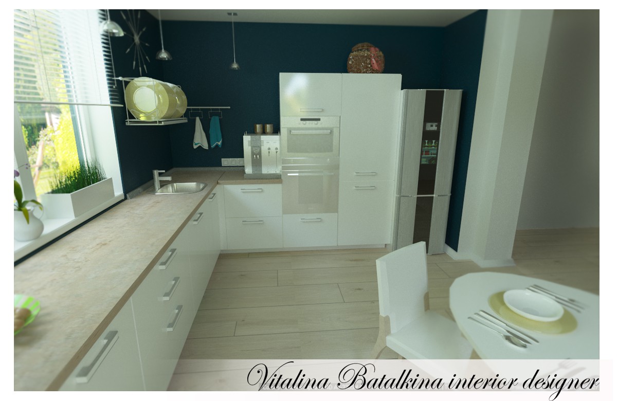 Ще одна кухня) Ще одна кухня) в 3d max corona render зображення