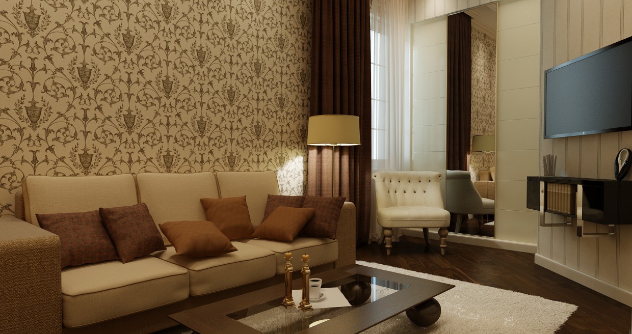 Habitación de huéspedes imagen de Habitación de huéspedes en 3d max vray