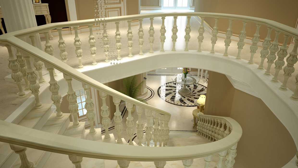 Hall Hall в 3d max vray зображення