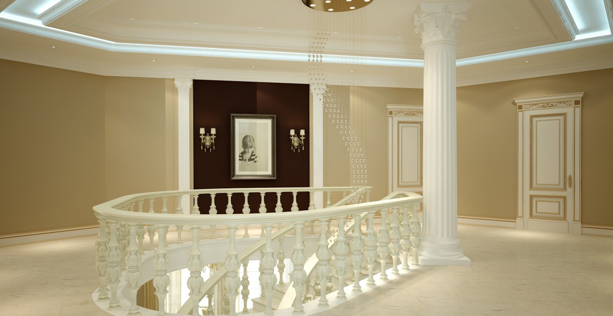 Hall Hall в 3d max vray зображення