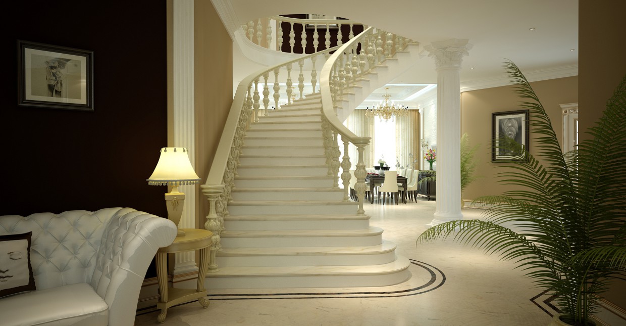 Hall Hall в 3d max vray зображення