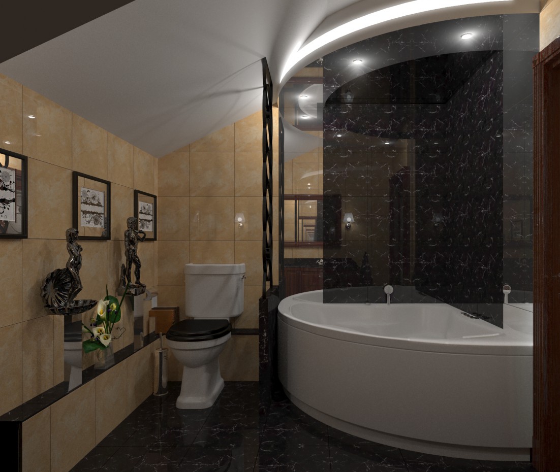Casa baño imagen de Casa baño en 3d max corona render