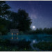 Göl battı; orman sessiz ... in 3d max corona render resim