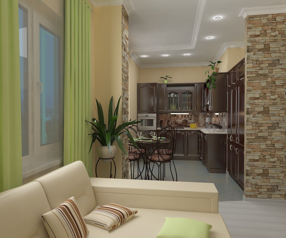 кухня студія кухня студія в 3d max vray зображення