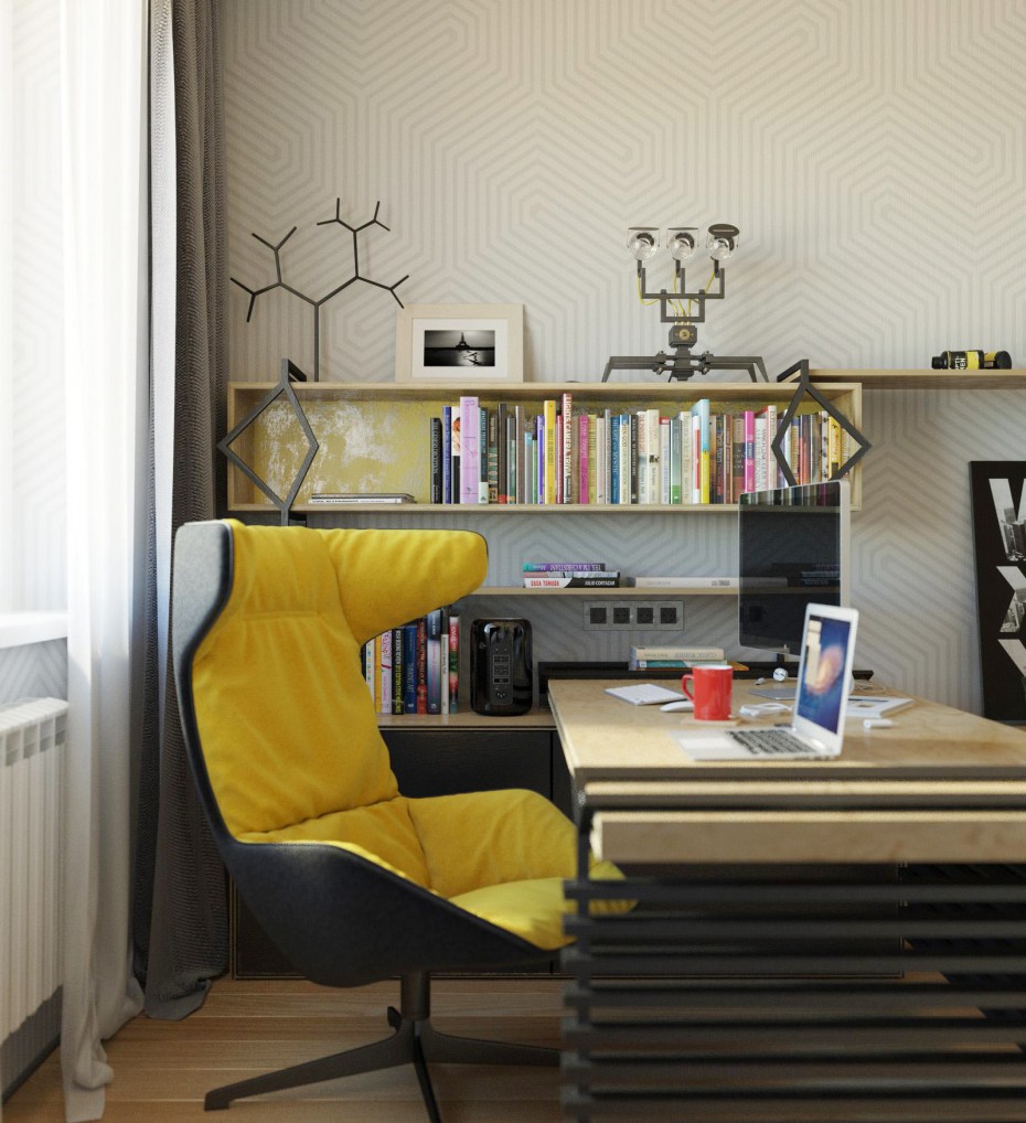 Habitación de estudiante imagen de Habitación de estudiante en 3d max corona render