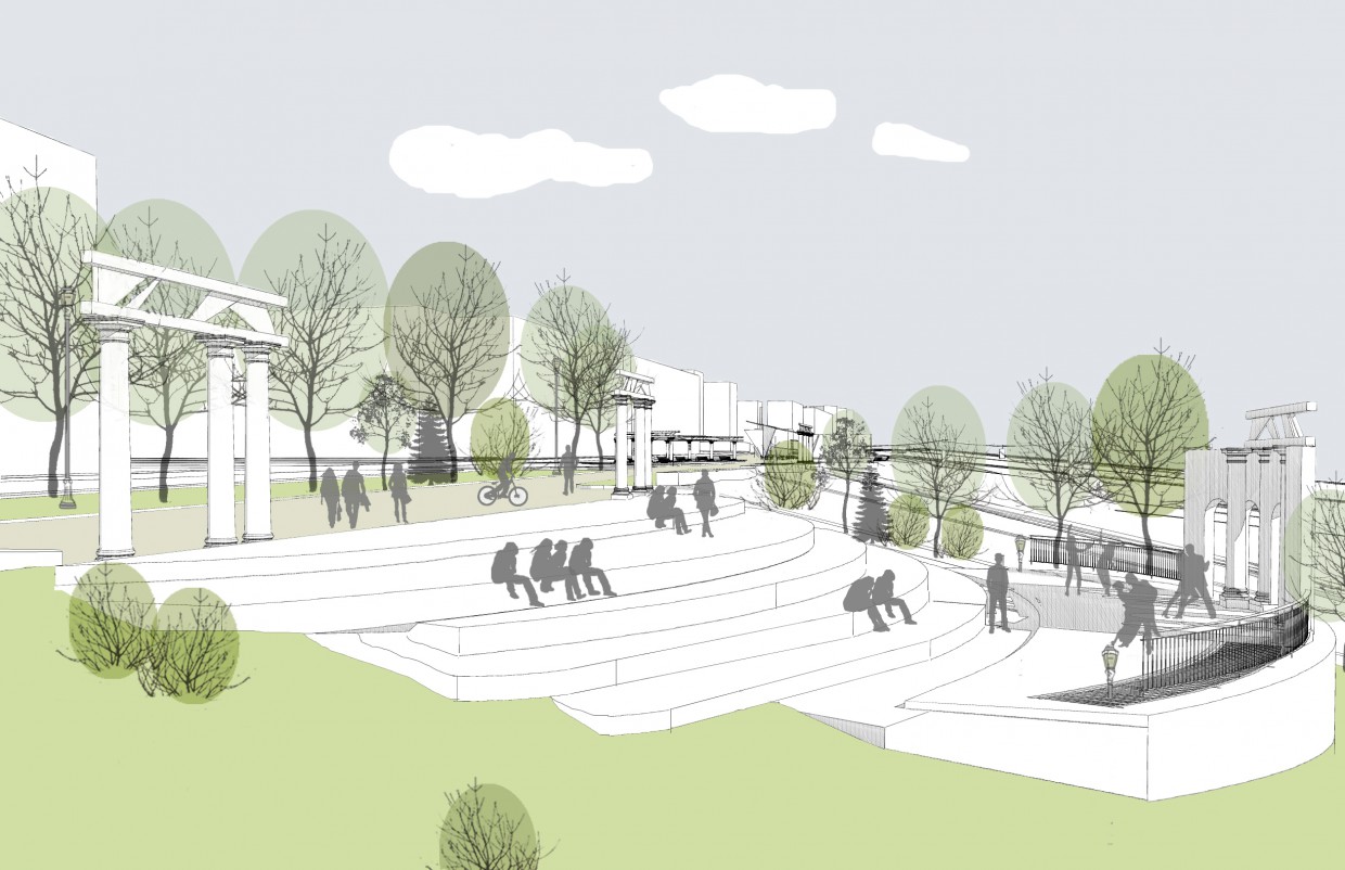 Reconstruction of boulevard Reconstruction of boulevard in ArchiCAD Other image