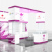 Stand para a empresa Alex Horse em 3d max mental ray imagem