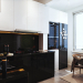 Cozinha moderna em 3d max corona render imagem