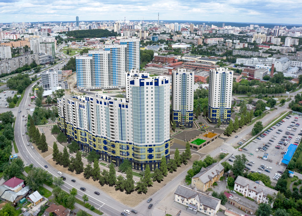 Жилой комплекс "Флагман" Жилой комплекс "Флагман" в 3d max corona render изображение