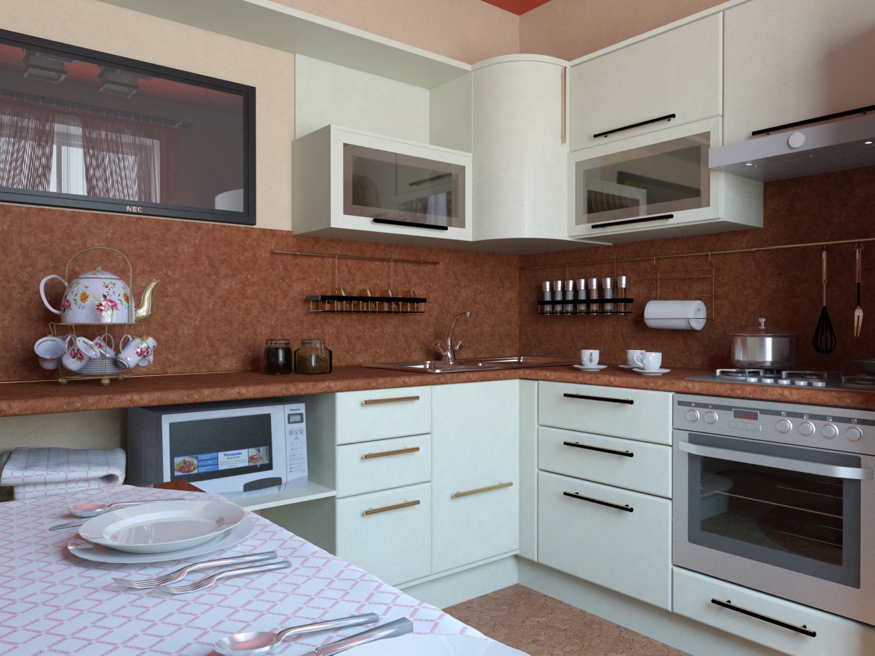 Kitchen Kitchen in 3d max vray image