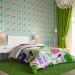Living room + bedroom + nursery for a girl in 3d max corona render image