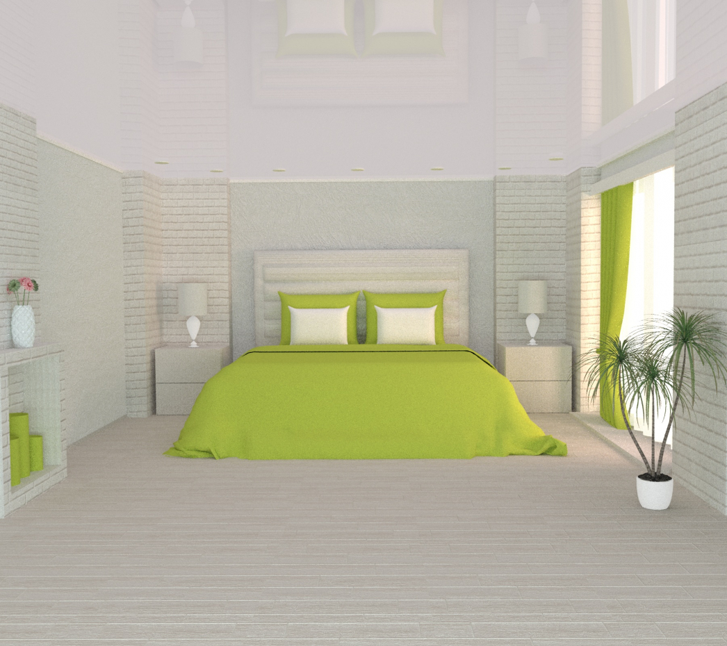 Bedroom design Bedroom design in 3d max vray 3.0 image