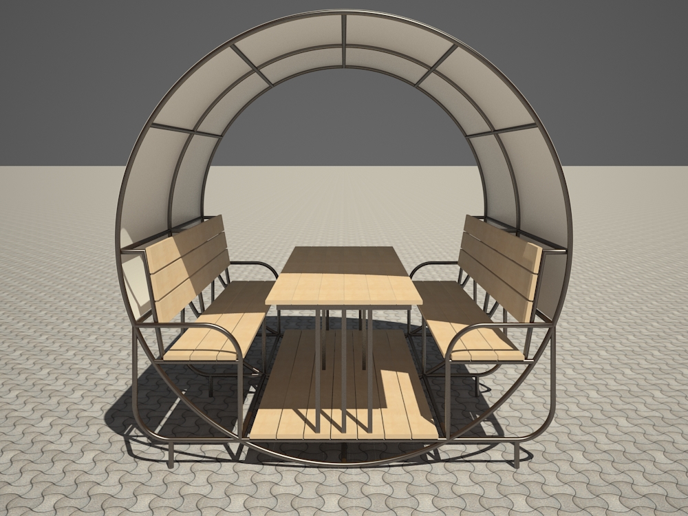 Rocking chair in 3d max 3d visualization of the project in the Rocking chair 3d max, render vray 2.5 of inna_s