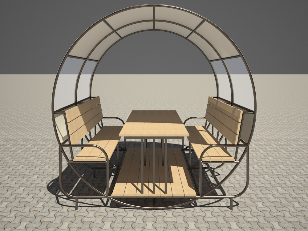 Rocking chair in 3d max 3d visualization of the project in the Rocking chair 3d max, render vray 2.5 of inna_s