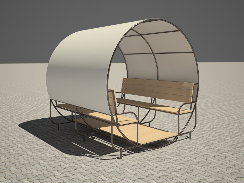 Rocking chair Rocking chair in 3d max vray 2.5 image