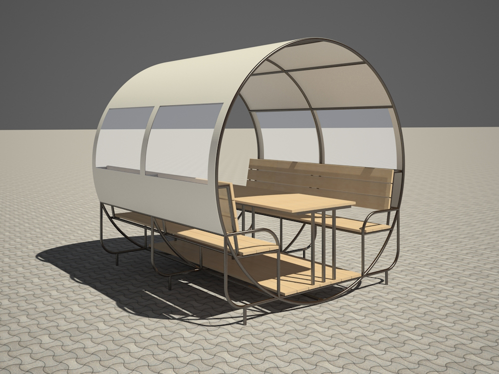 Rocking chair Rocking chair in 3d max vray 2.5 image