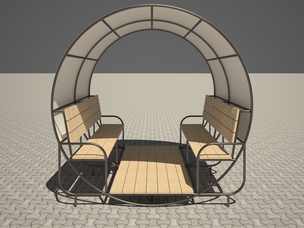 Rocking chair Rocking chair in 3d max vray 2.5 image