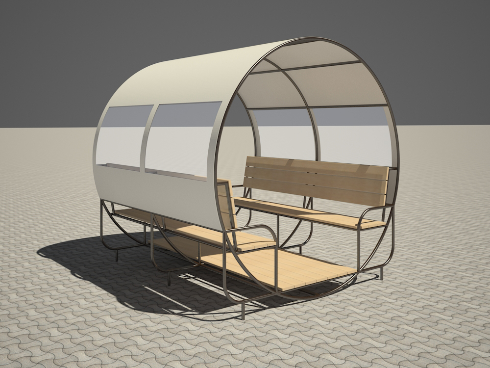 Rocking chair Rocking chair in 3d max vray 2.5 image