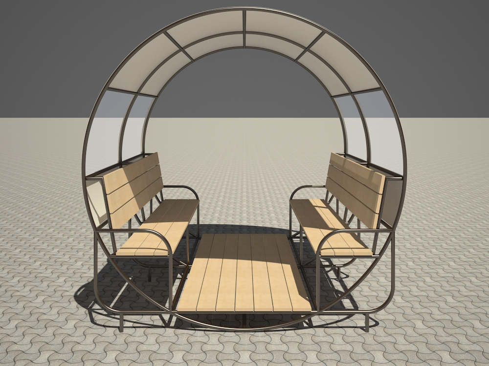 Rocking chair Rocking chair in 3d max vray 2.5 image