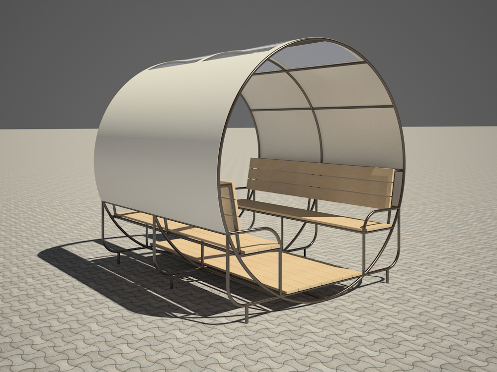 Rocking chair Rocking chair in 3d max vray 2.5 image