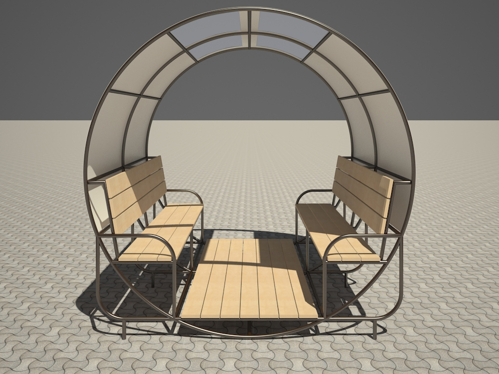 Rocking chair Rocking chair in 3d max vray 2.5 image