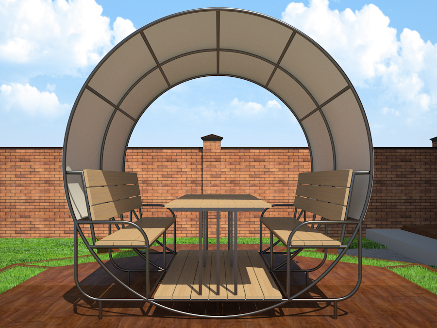 Rocking chair Rocking chair in 3d max vray 2.5 image