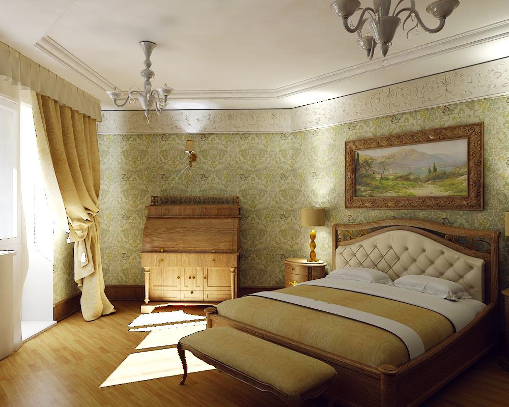 bedroom classic bedroom classic in 3d max vray image
