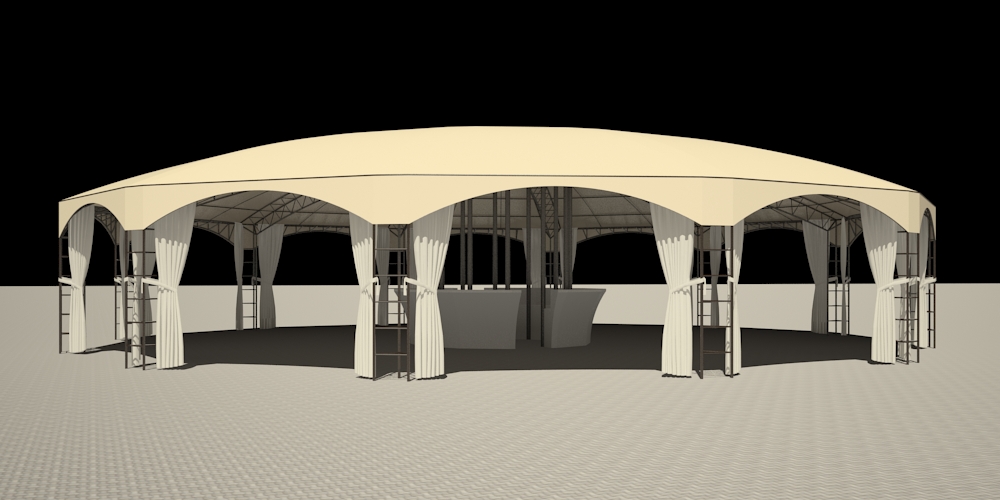 Umbrella Umbrella in 3d max vray 2.5 image