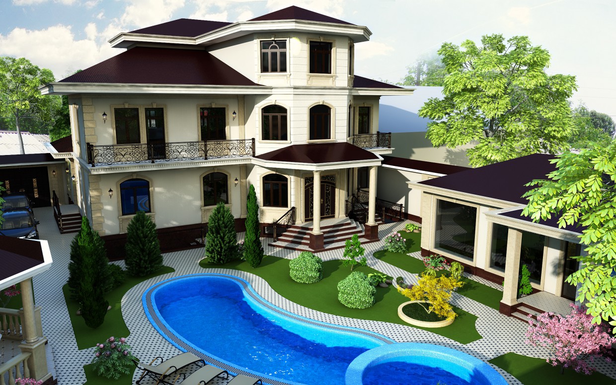 Ділянка Ділянка в 3d max vray зображення