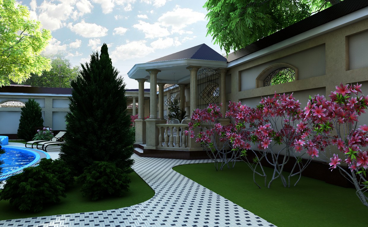 Ділянка Ділянка в 3d max vray зображення
