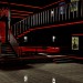 The entrance to the dance floor "Alternative Cafe in 3d max vray image