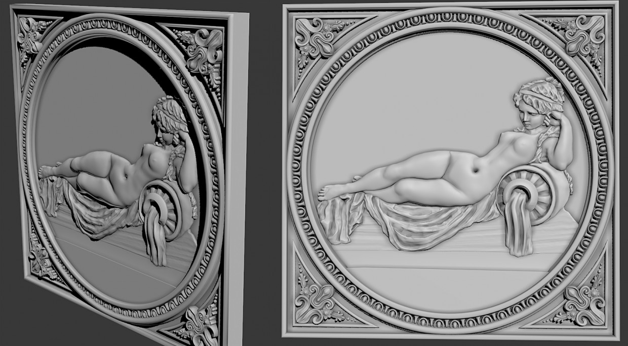 Bas-Relief in ZBrush Other Bild