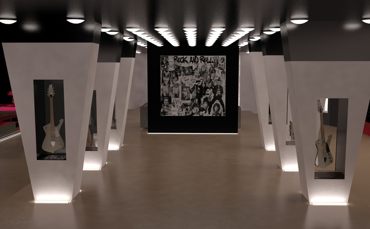 club imagen de club en 3d max vray