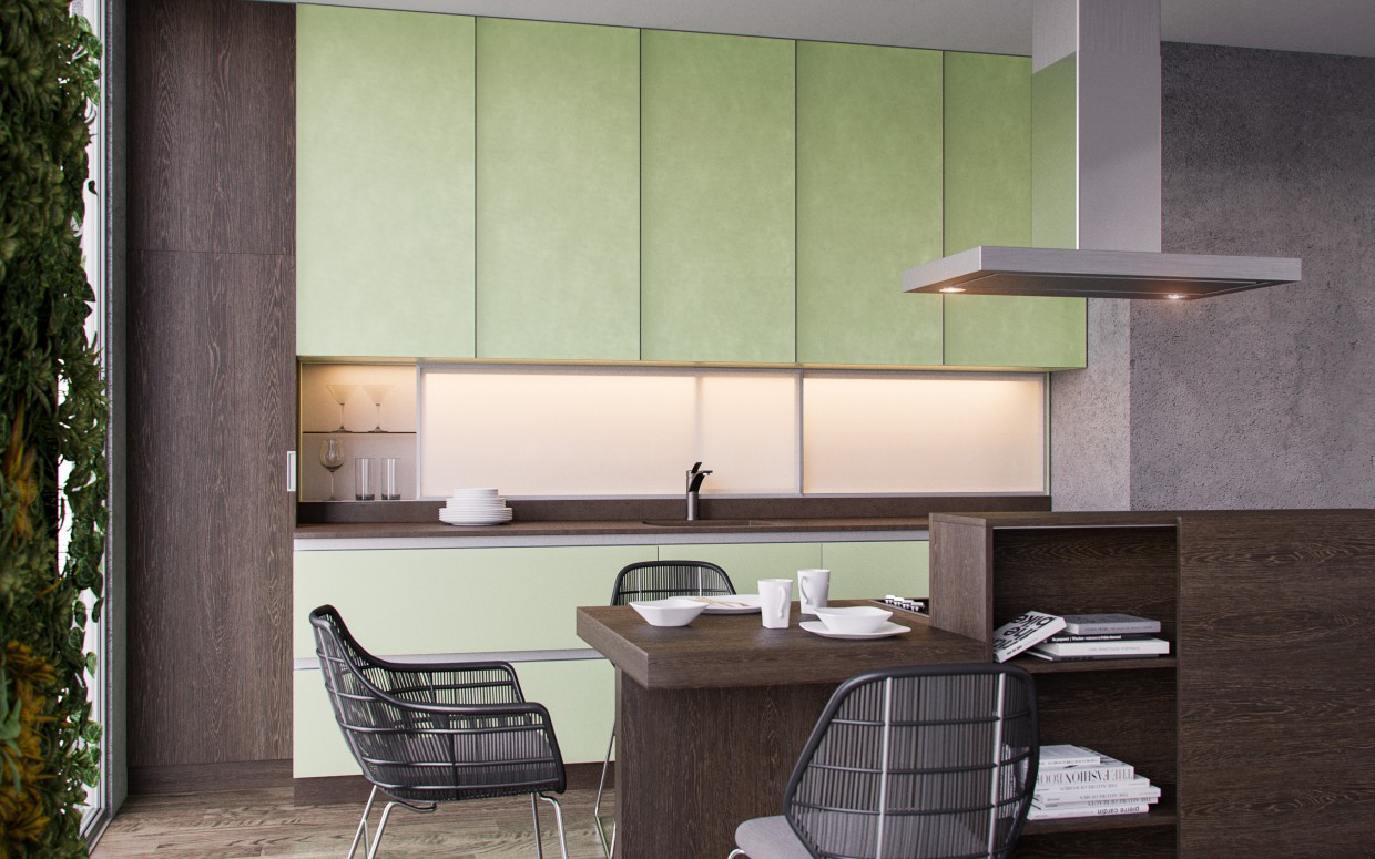 Cocinas ELNOVA 2015 imagen de Cocinas ELNOVA 2015 en 3d max corona render