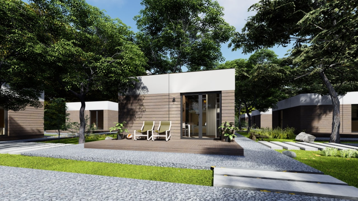 Modular house 25 m2 in 3d max Other image