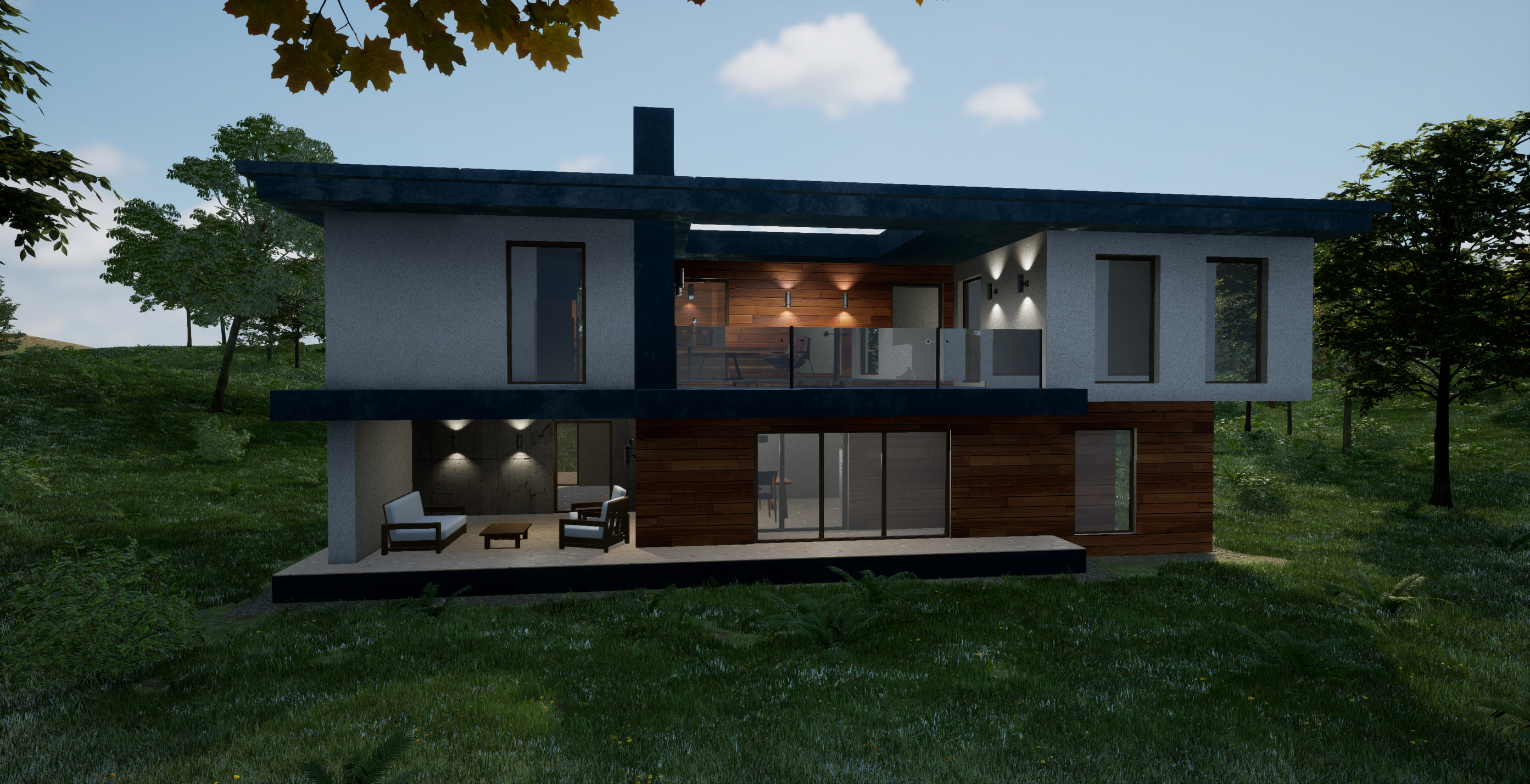 Architectural Visualization with UE 4 - Summer House in 3d max Other image