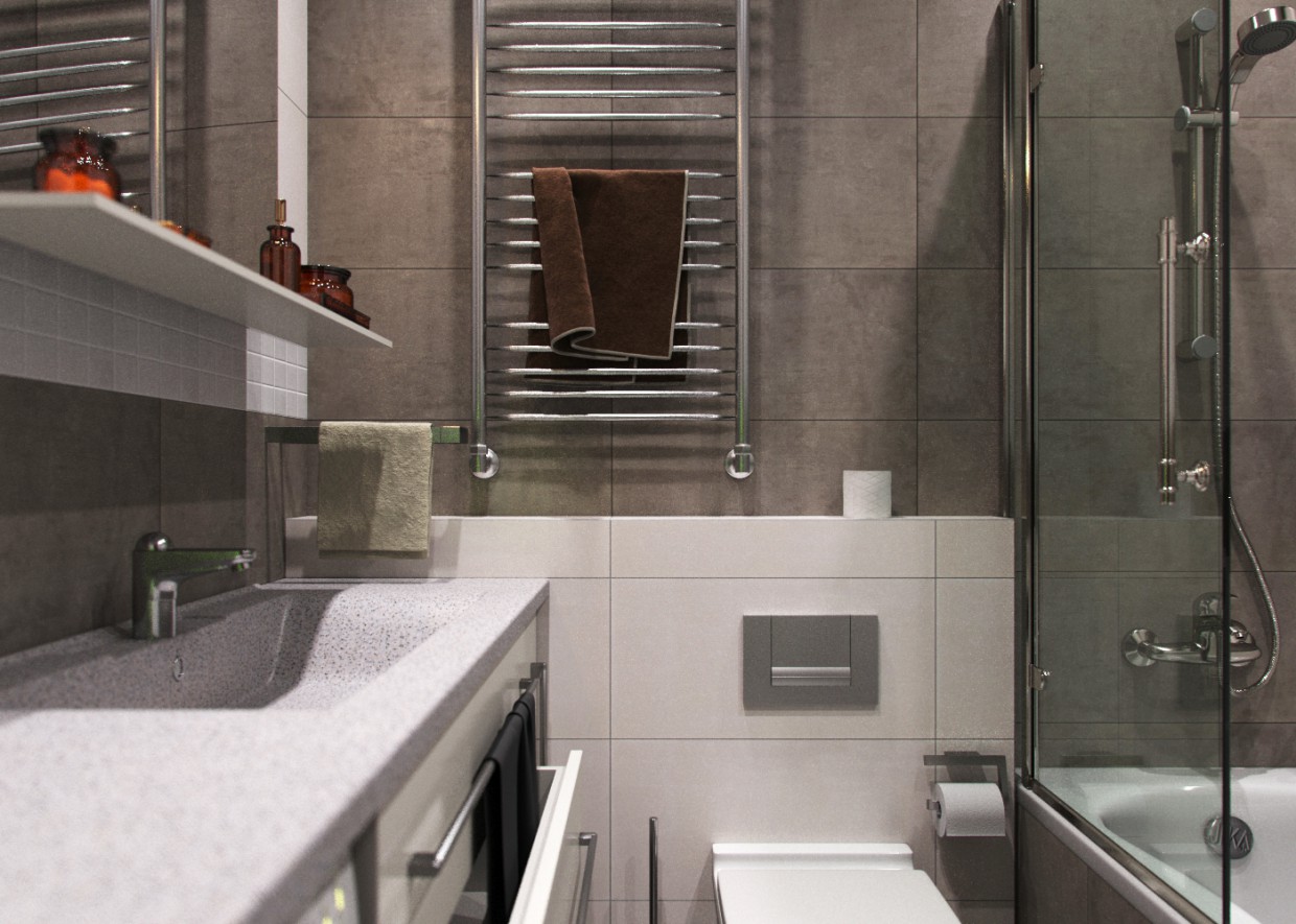 Bathroom Bathroom in 3d max corona render image