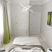 Camera da letto. in 3d max corona render immagine